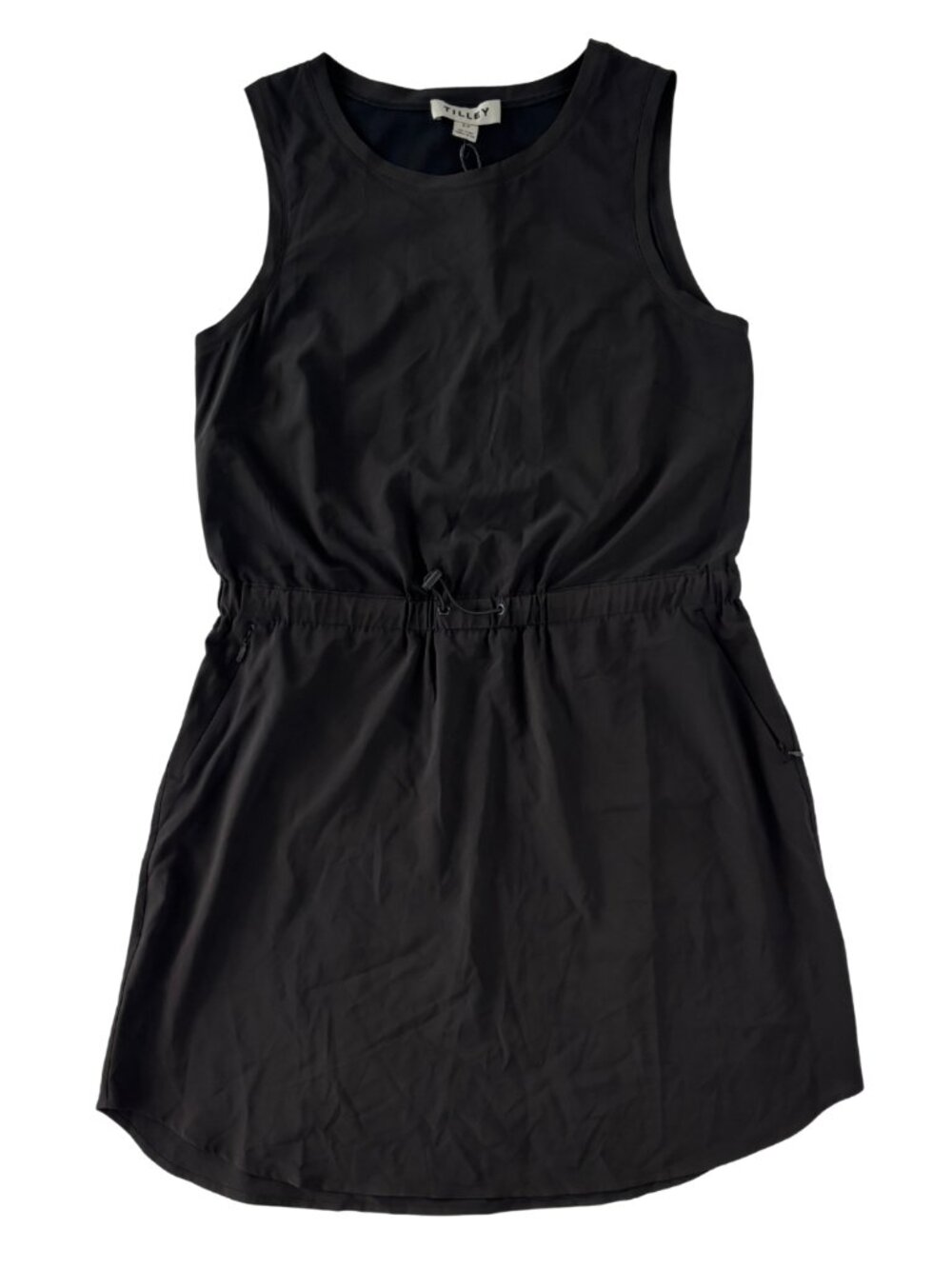 NWT Tilley Women's Tech Slk Tank Dress in Black Size Small